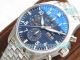 ZF Factory Swiss 7750 Replica IWC Pilot Blue Dial Stainless Steel Watch (7)_th.jpg